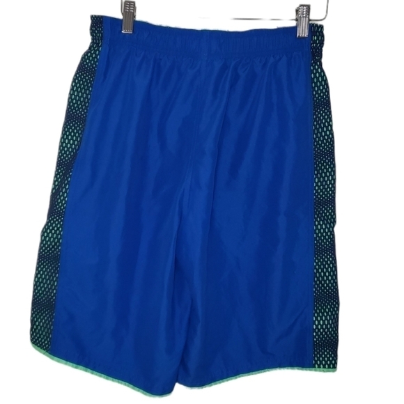 Nike Fuse 11" Swim Trunks Hyper Beech Resort Vacation Sport Cobalt - Men's - Picture 5 of 7